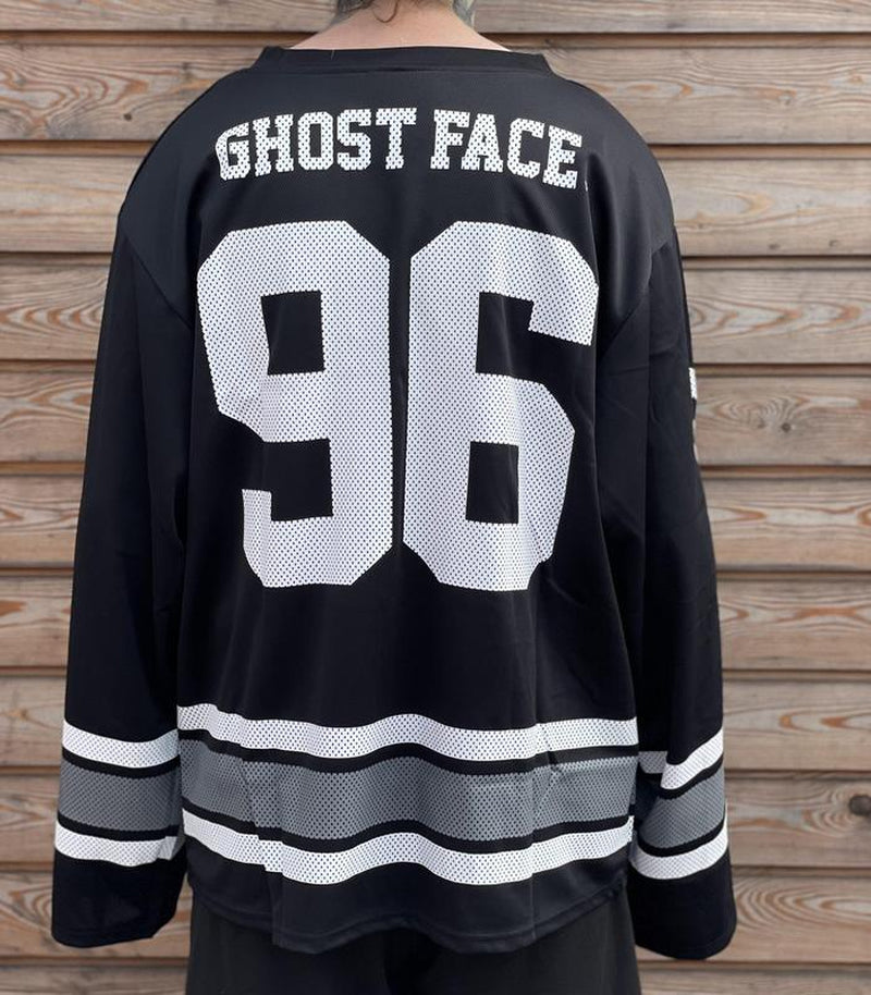 Ghostface Scream Football Jersey, Unisex Jersey, Halloween Gift for Her, Horror Character Scream Movie Jersey