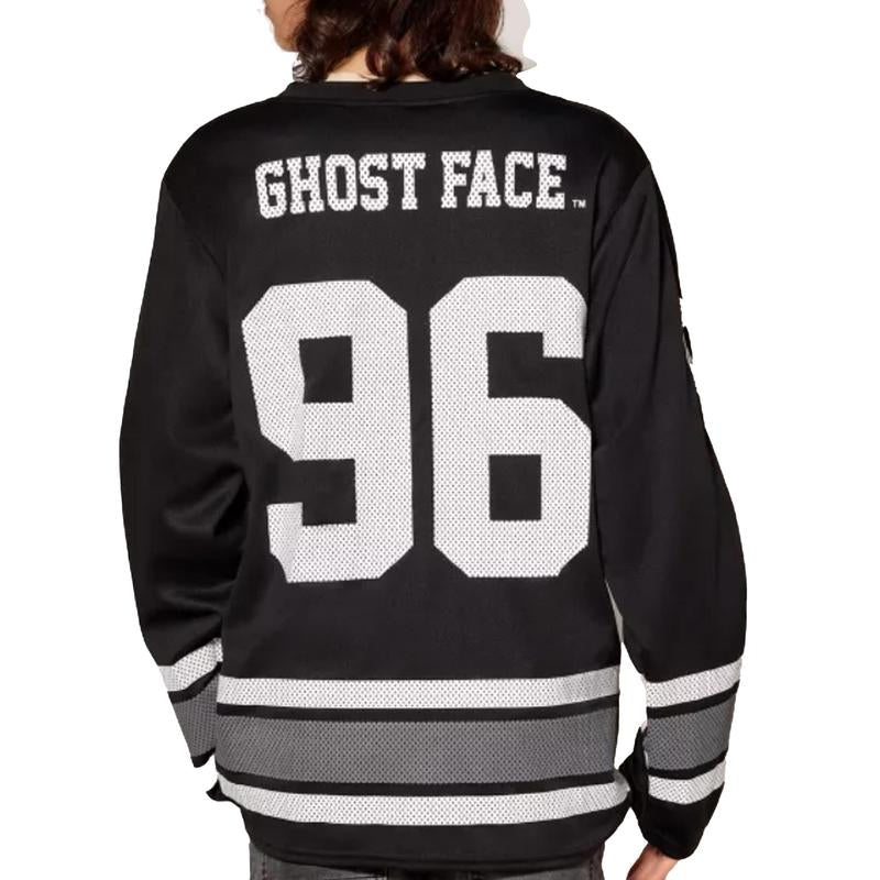 Ghostface Scream Football Jersey, Unisex Jersey, Halloween Gift for Her, Horror Character Scream Movie Jersey